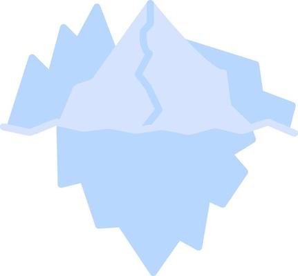 Iceberg Vector Icon