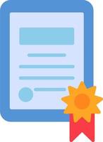 Certificate Vector Icon