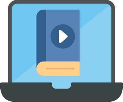 icono de vector de tutorial