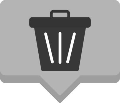 Eliminar mensaje vector icono