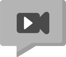 Video Chat Vector Icon