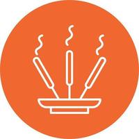Incense Stick Vector Icon