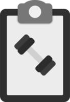Exercise schedule Vector Icon