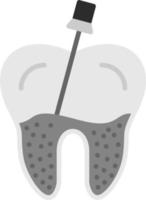 endodoncista vector icono