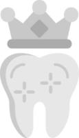 dental corona vector icono