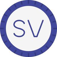 el el Salvador marcar código vector icono