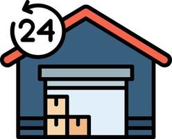 Warehouse Vector Icon