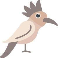 Hoopoe Vector Icon