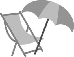 Deckchair Vector Icon