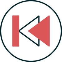 Previous track Vector Icon