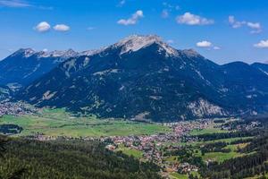 Village in the European Alps photo