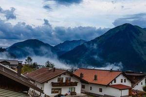 village in the mountains of bavaria. photo