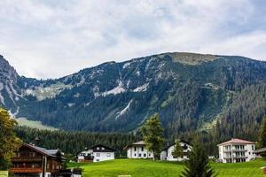 view of the Alps mountain austria. photo