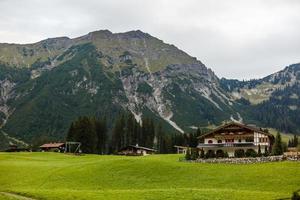 view of the Alps mountain austria. photo