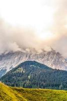 view of the Alps mountain austria. photo