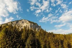 view of the Alps mountain austria. photo