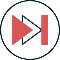 Next button Vector Icon