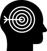 Goal concept icon vector