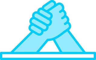 Arm Wrestling Icon vector