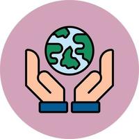 Save Earth Icon vector