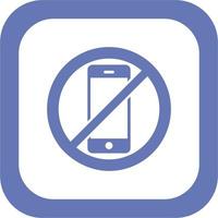 No Smartphone Vector Icon