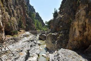 Grecia cretense samaria garganta visitas turísticas paisajes foto