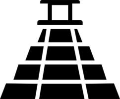 Aztec Pyramid Vector Icon