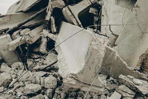 colapsado edificio después un terremoto foto