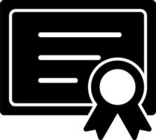 Certificate Vector Icon
