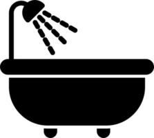 icono de vector de baño