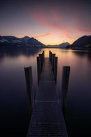 the jetty on the lake photo