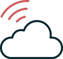 cloud wifi Vector Icon