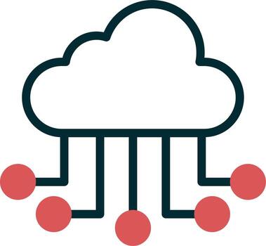 Cloud Computing Vector Icon