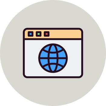 Web Browser Vector Icon