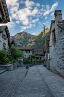 Little village in swiss during daylight photo