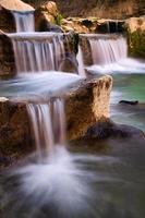 Waterfalls that run like steps photo
