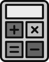 icono de vector de calculadora