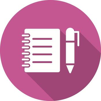 Notebook Vector Icon