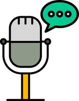 conversation Podcast Vector Icon