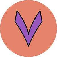 Arabic Number Seven Vector Icon