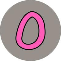 Arabic Number Five Vector Icon