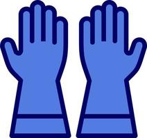 Hand Gloves Vector Icon