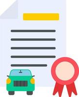 Driving Test Vector Icon