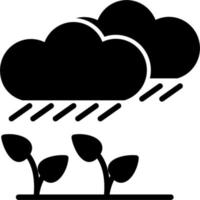 icono de vector de lluvia