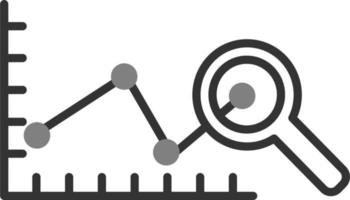 Predictive Chart Vector Icon