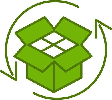 icono de vector de retorno