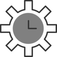 icono de vector de gestión de tiempo