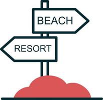 Beach Vector Icon