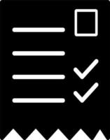 Shopping List Vector Icon