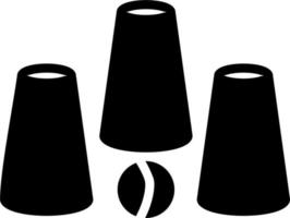 Cups Game Vector Icon